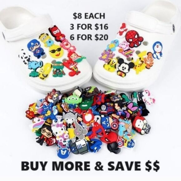 Mickey Mouse Candy Corn Disney Rubber Croc Shoe Charm Bag Jewelry Fall Snacks - Picture 3 of 3